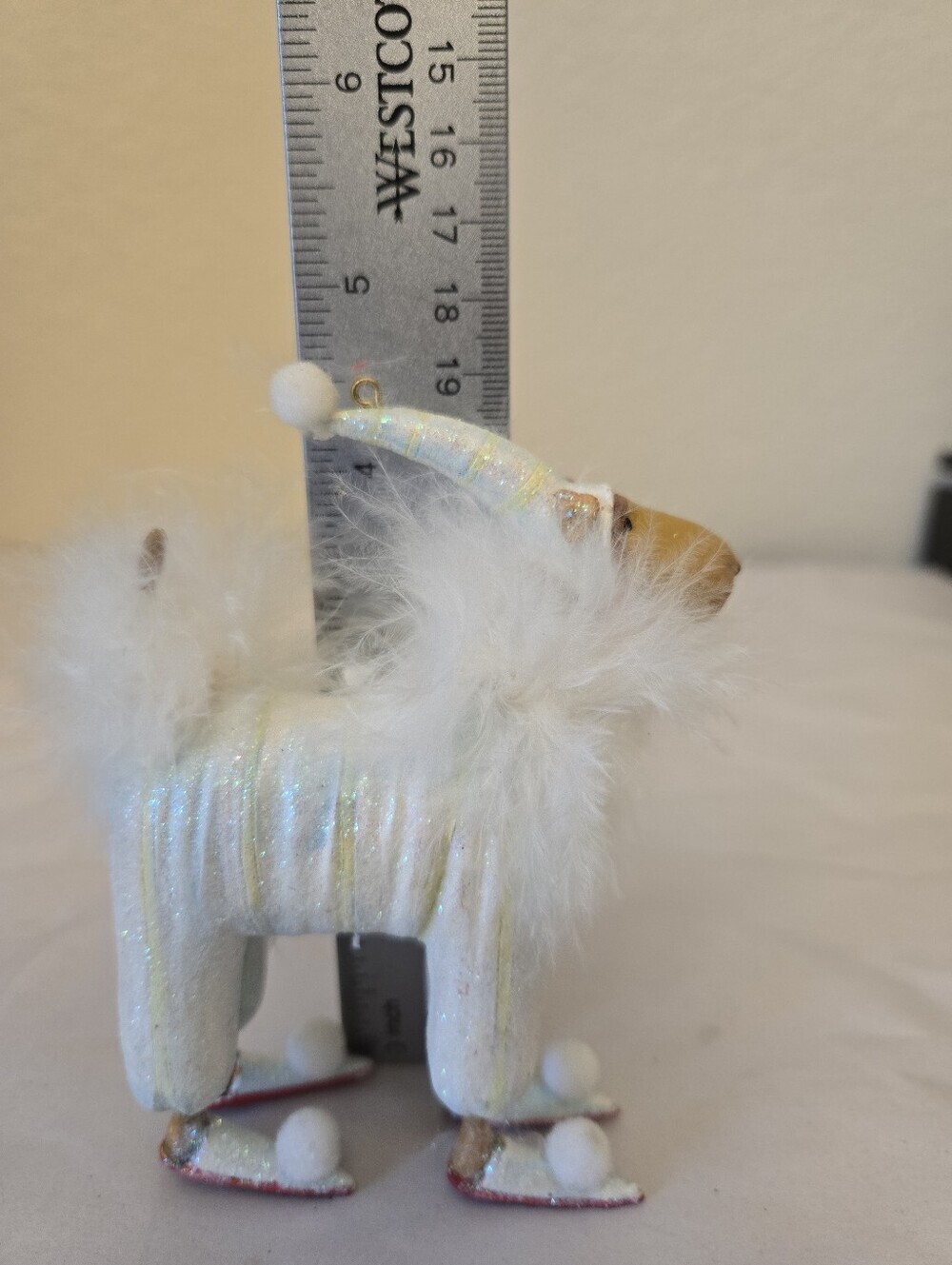 Vintage Dept 56 Airdale The Dog In PJ's & Slippers Patience Brewster Krinkles - Picture 9 of 11